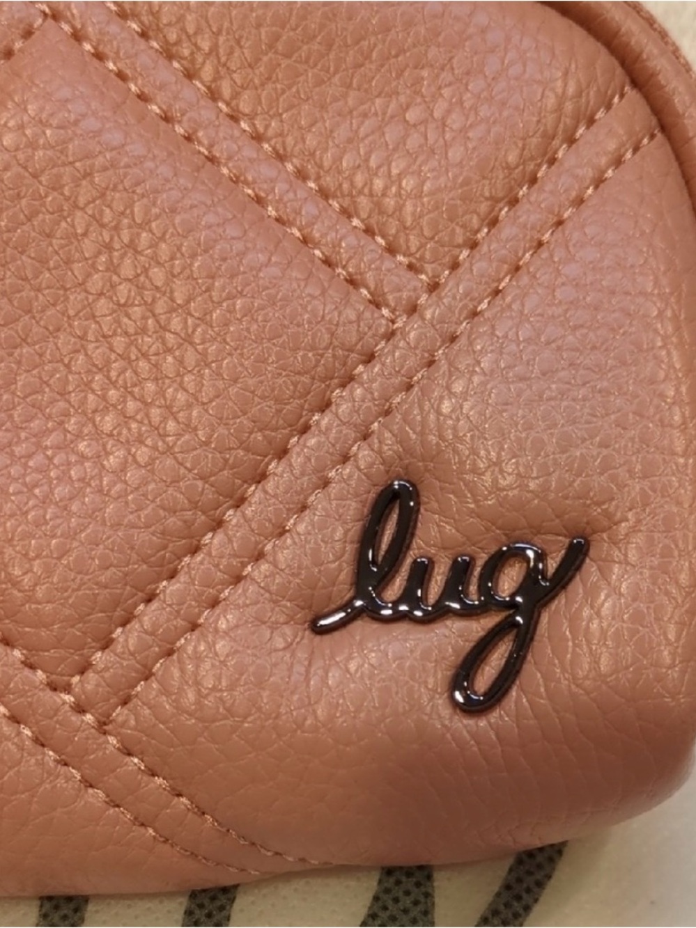 🌸 LUG Stash RFID Vegan Leather Pouch | Blush Pink | Card Case | Coin Purse | NWT - Picture 8 of 9